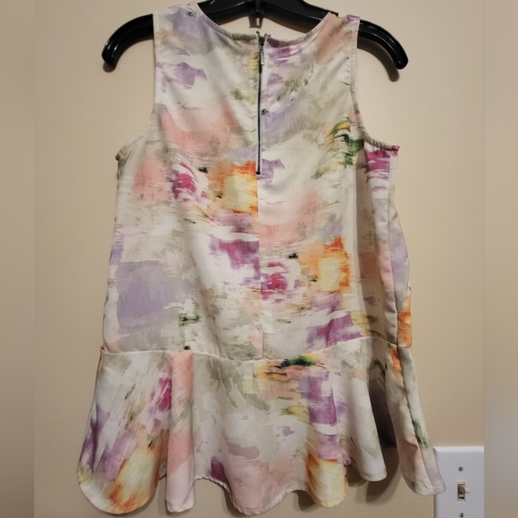 Floral peplum blouse - Picture 6 of 8